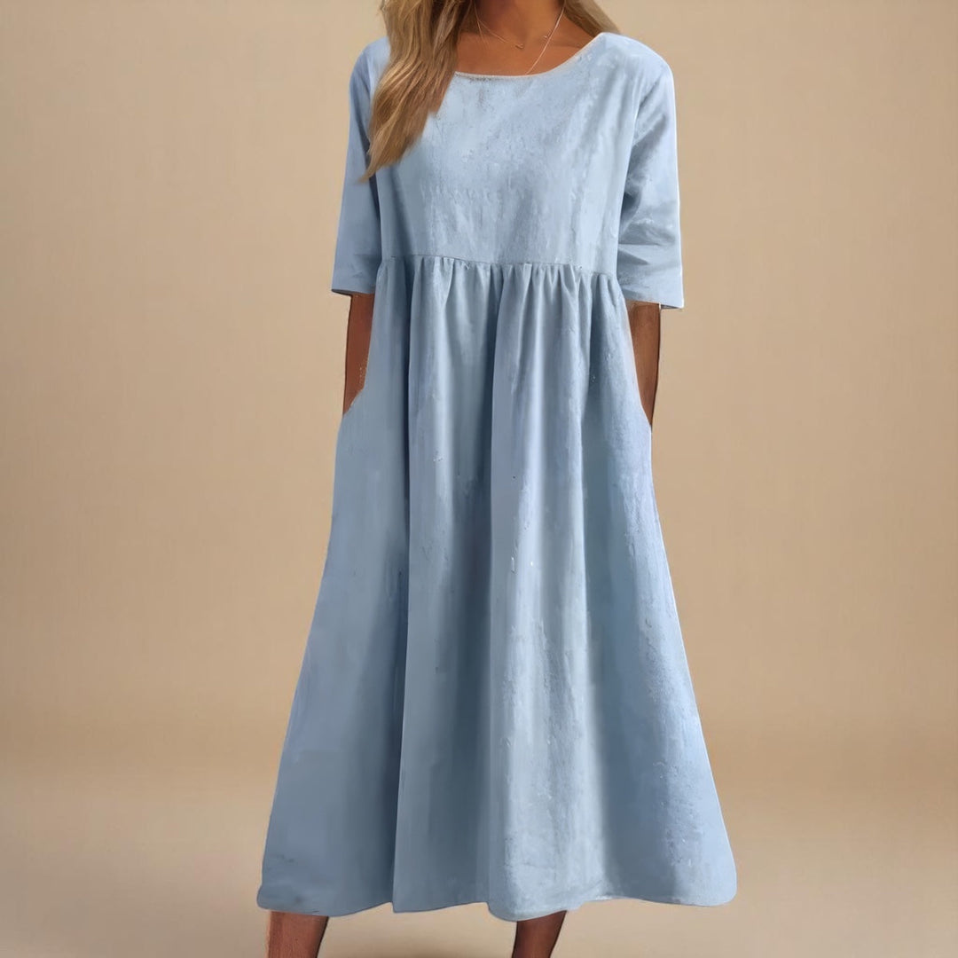 Erika | Abito in Cotone Aerato