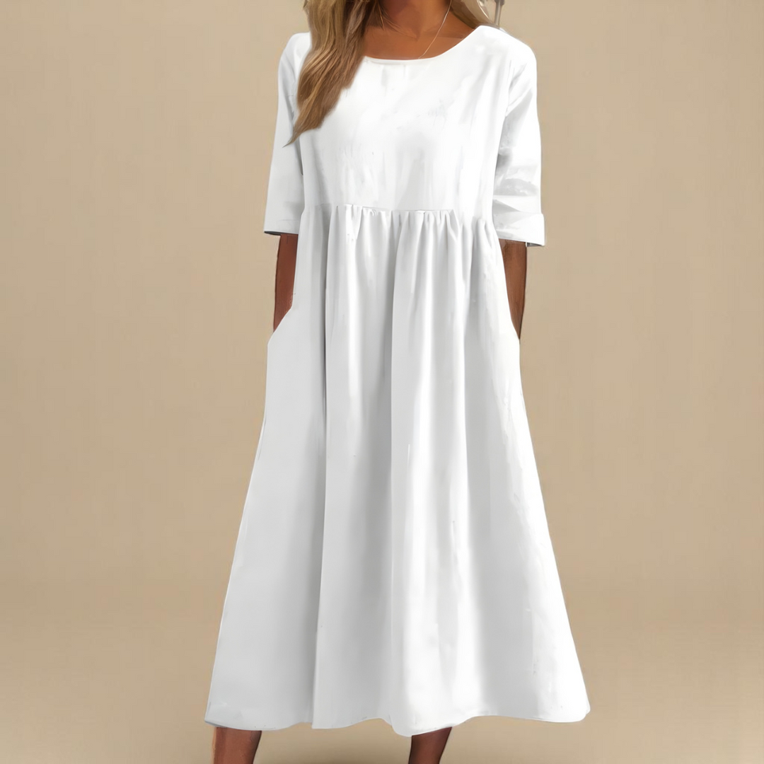 Erika | Abito in Cotone Aerato