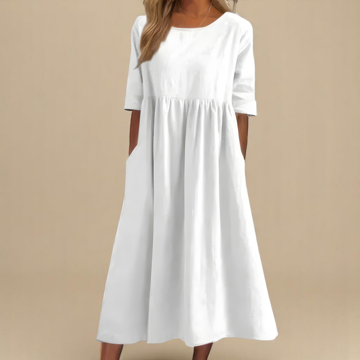 Erika | Abito in Cotone Aerato
