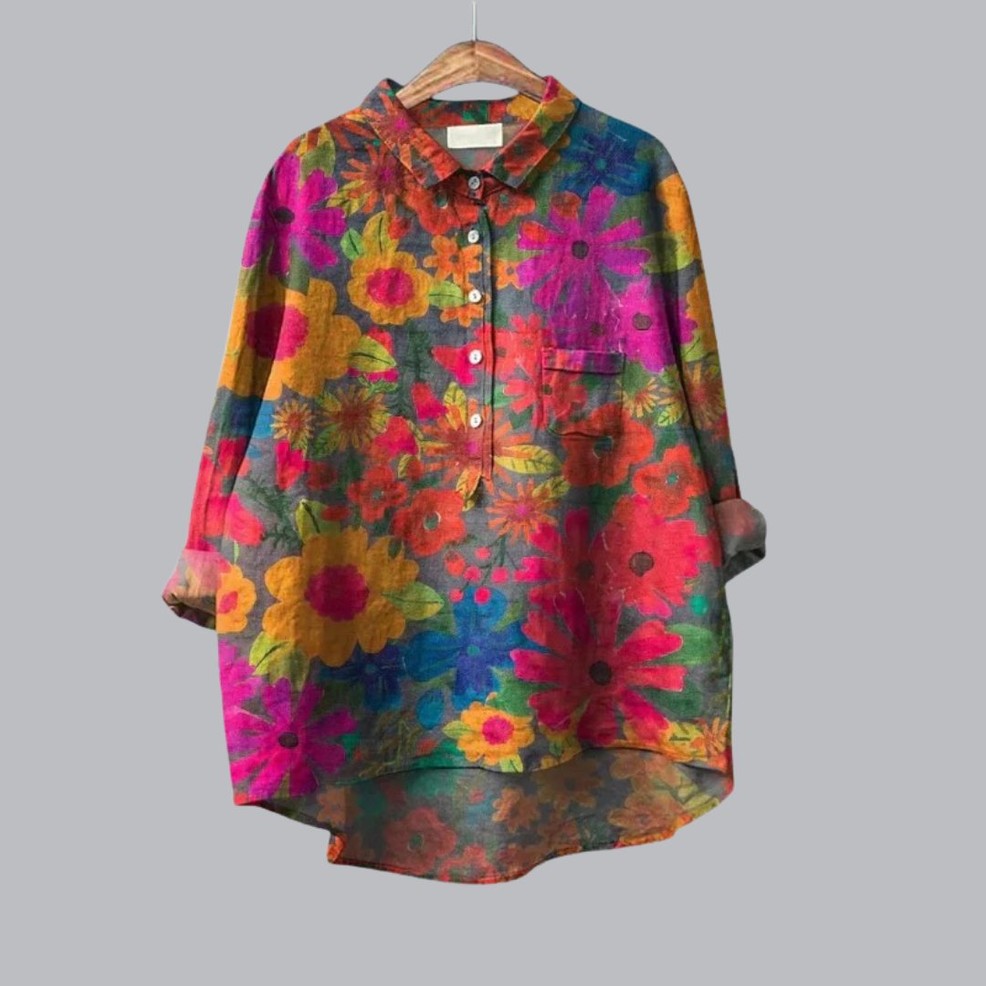 Luisella | Blusa floreale classica