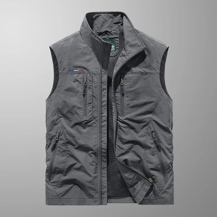 Carlo | Gilet Cargo Traspirante con Diverse Tasche