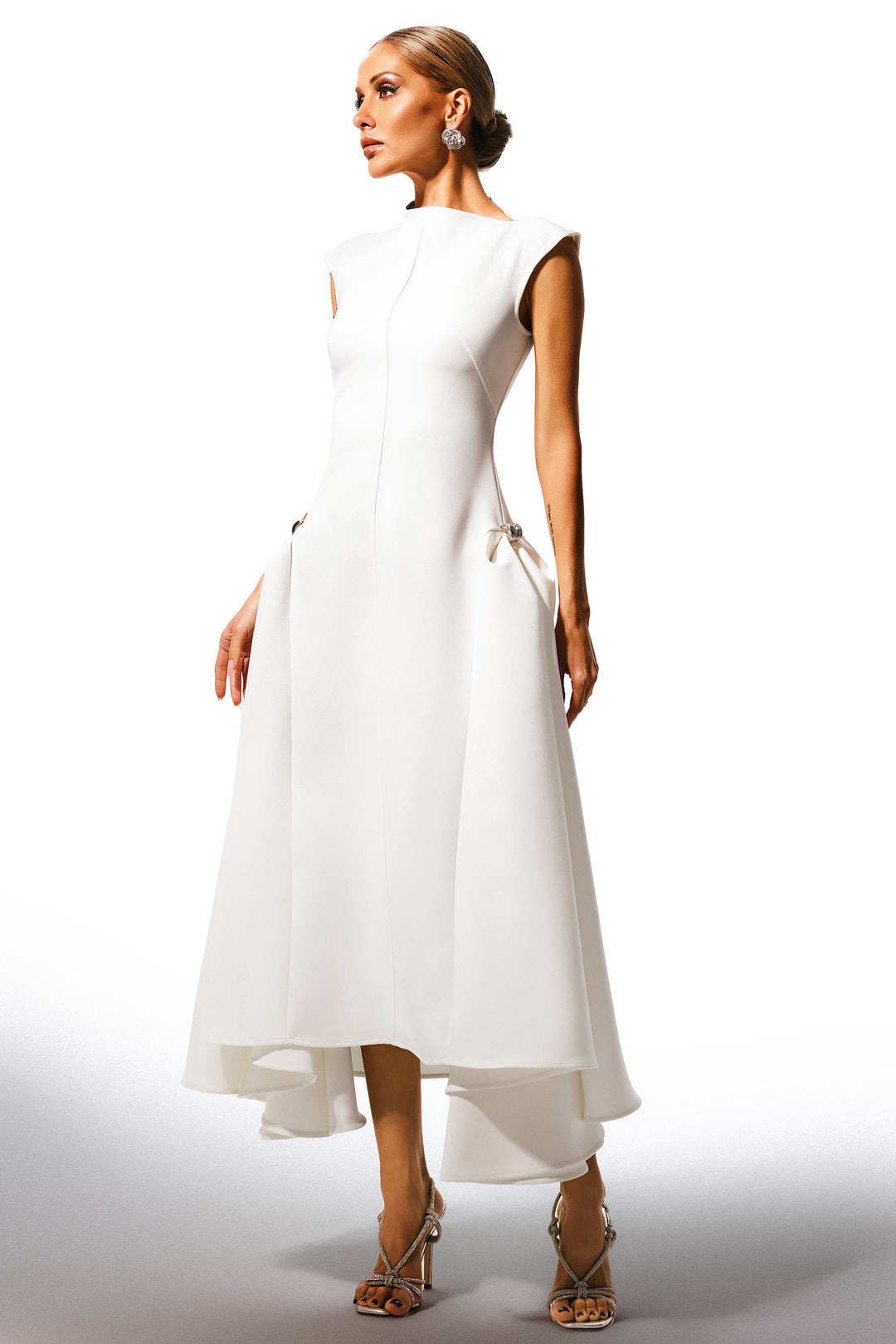 Letizia |  Choker Abito Maxi Senza Maniche