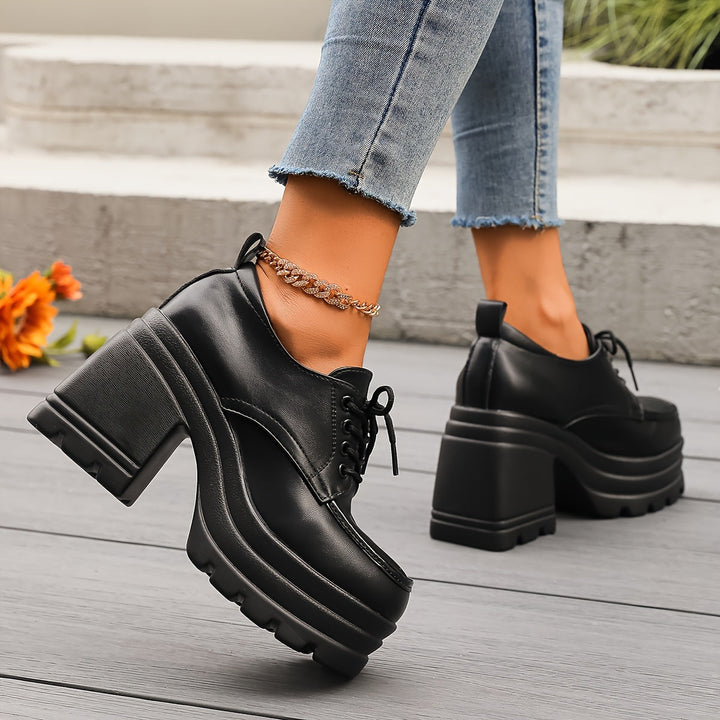Viviana | Scarpe Oxford con Plateau