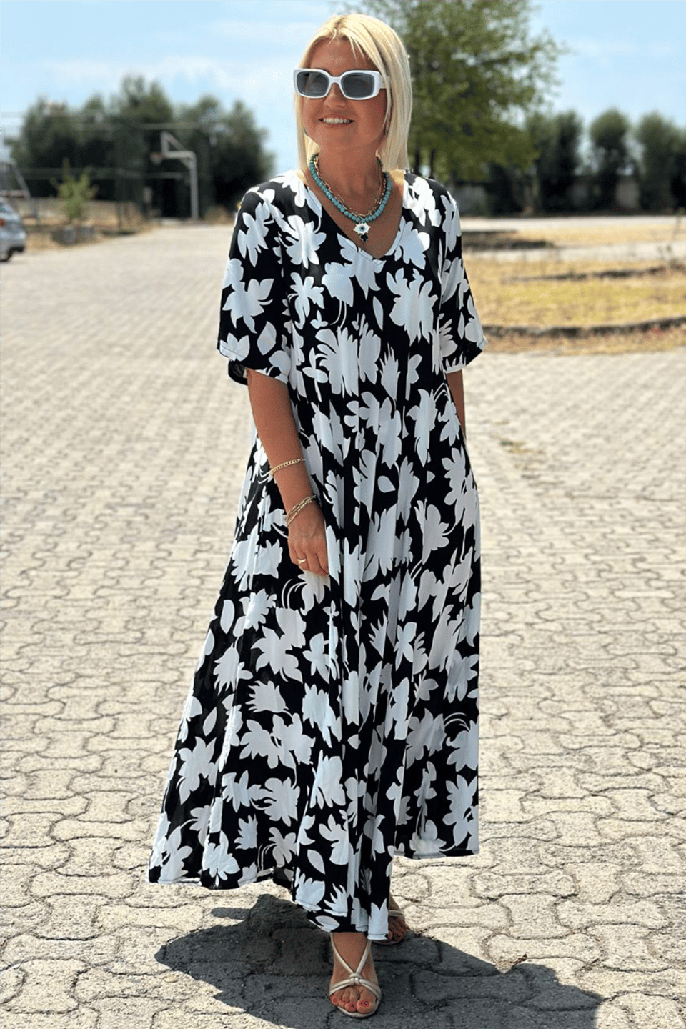 Lucia | ABITO ELEGANTE CON COPERTURA PER LA PANCIA