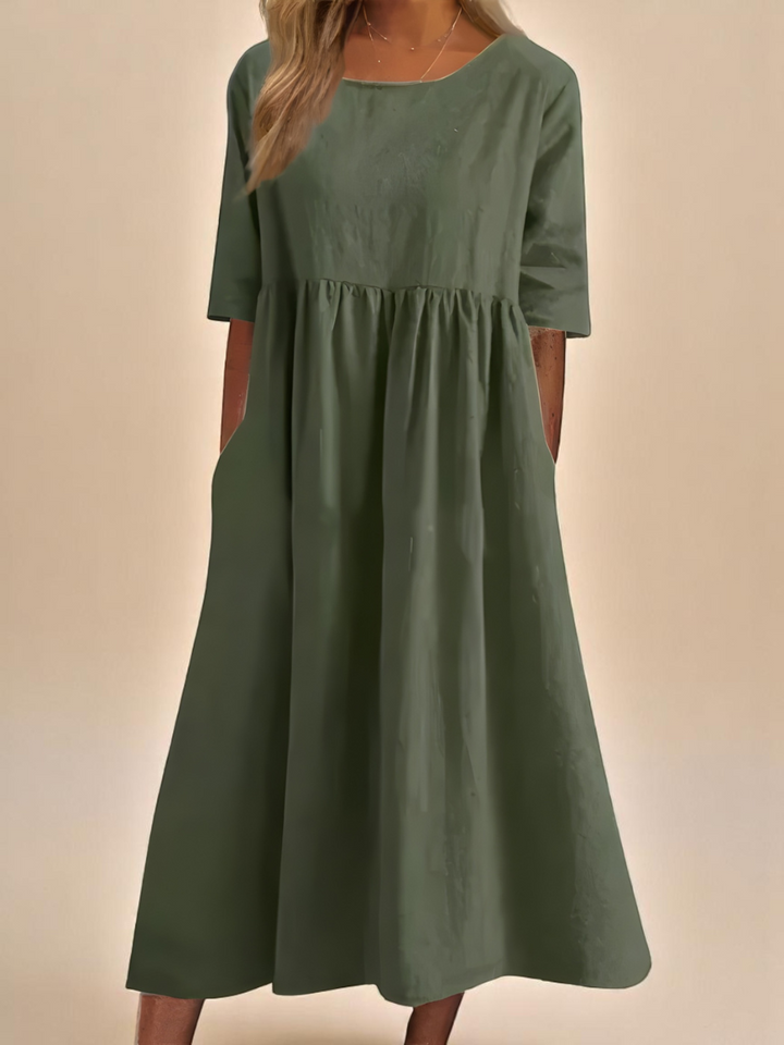 Erika | Abito in Cotone Aerato