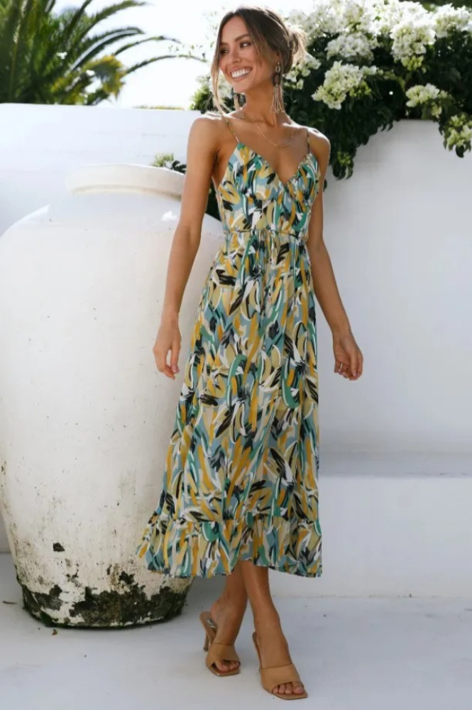 MINA | ABITO ELEGANTE CON COLORI VIVACI
