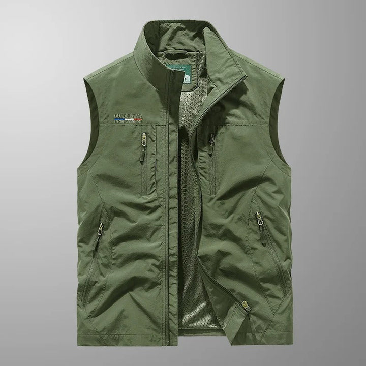Carlo | Gilet Cargo Traspirante con Diverse Tasche