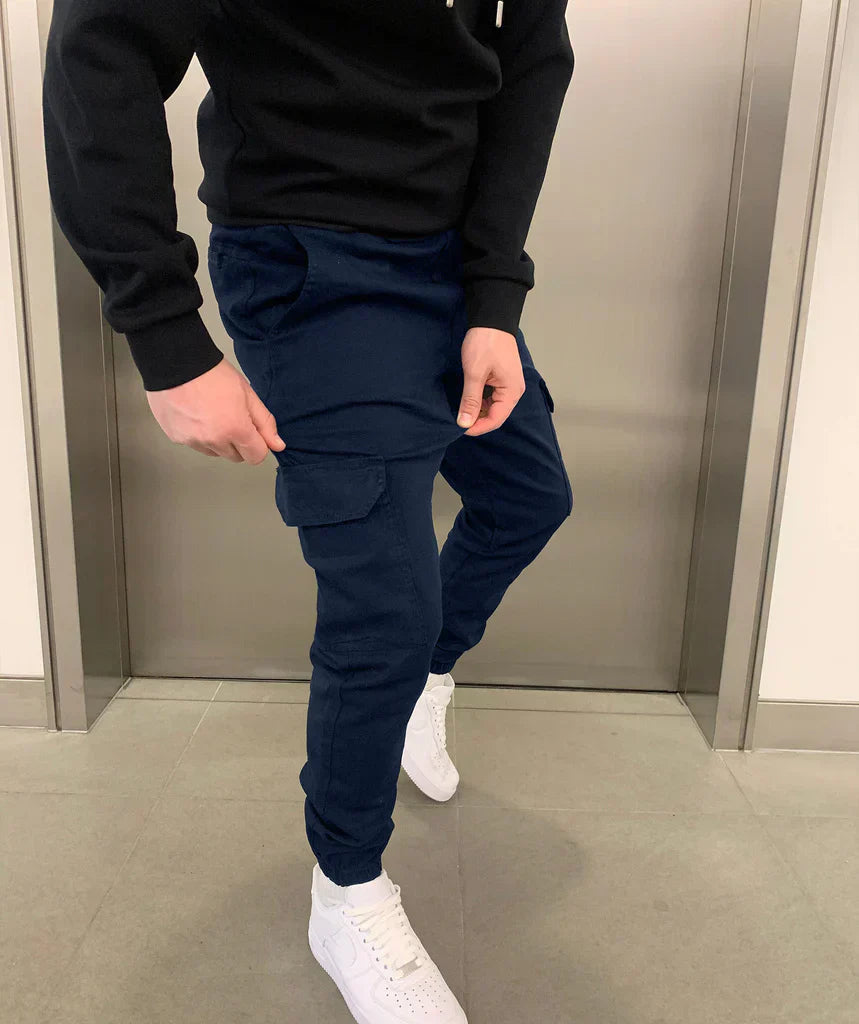 DANIELLO | PANTALONI CARGO JOGGER DA UOMO
