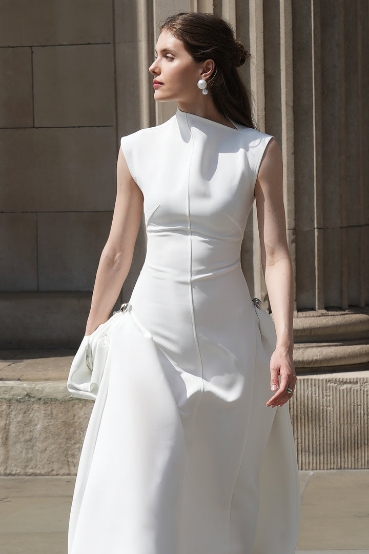 Letizia |  Choker Abito Maxi Senza Maniche