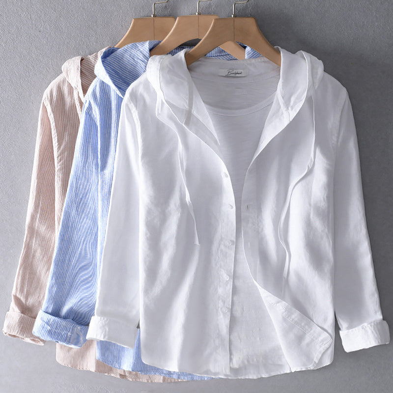 VIRGINIA | CAMICETTA LEGGERA CON CAPPUCCIO CASUAL E VERSATILE
