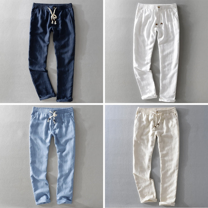 Teodoro | Pantaloni casual in lino
