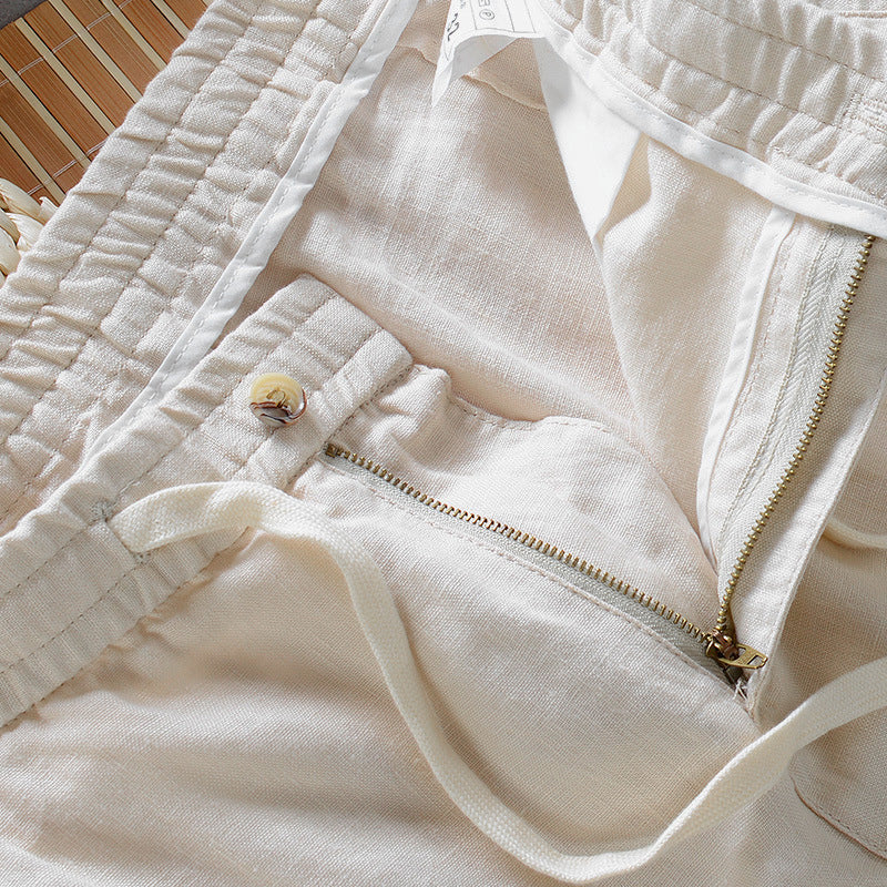 Teodoro | Pantaloni casual in lino