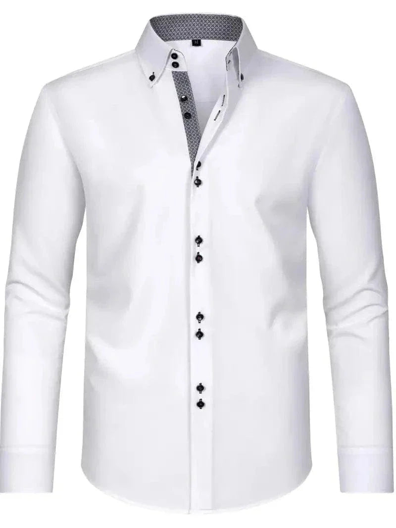 Ferruccio | Camicia in Cotone Bicolore