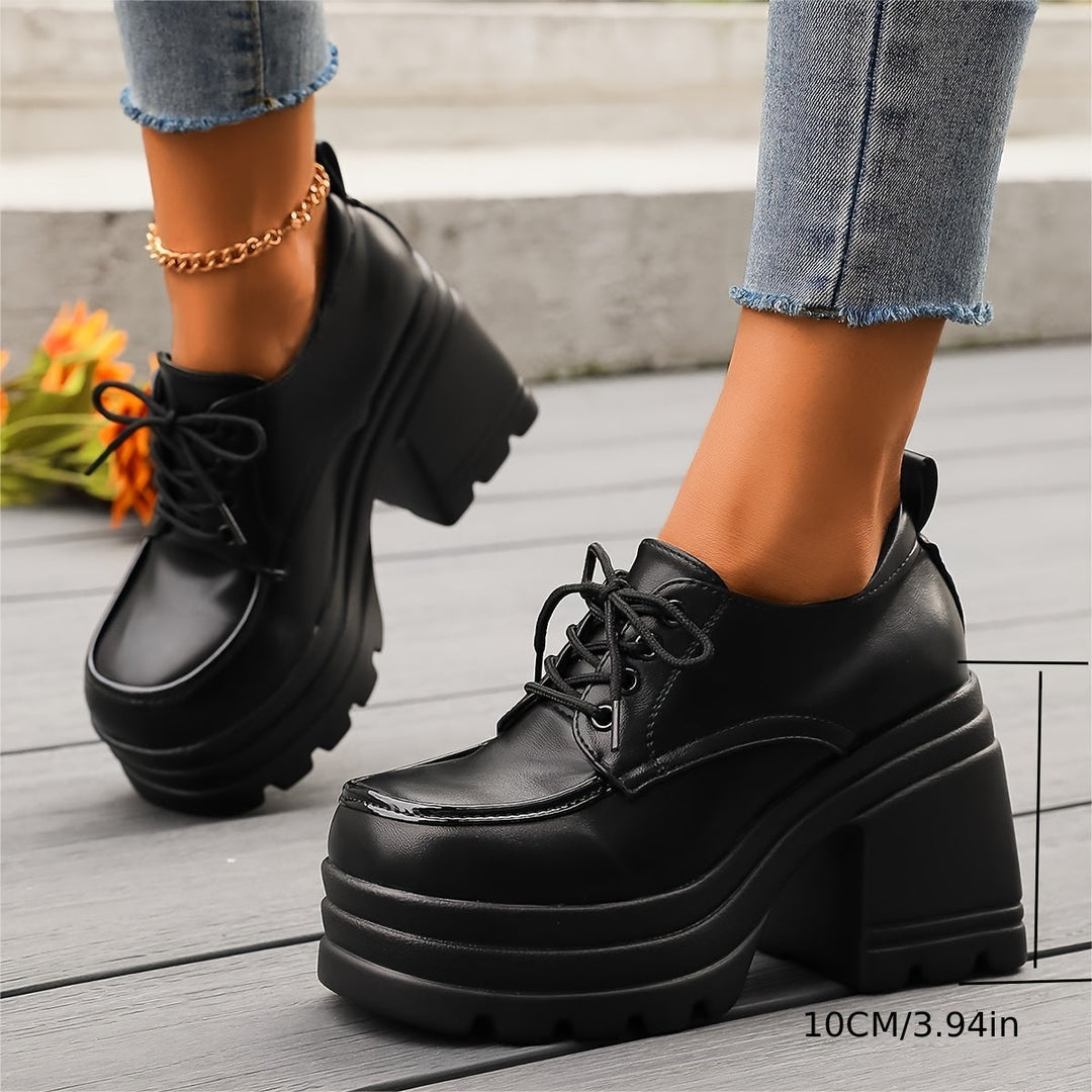 Viviana | Scarpe Oxford con Plateau