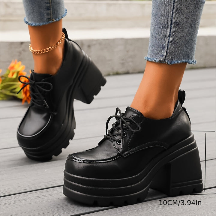 Viviana | Scarpe Oxford con Plateau