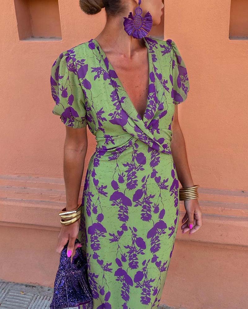 CELIA | ABITO FLOREALE ELEGANTE
